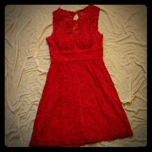 Red Lace Dressbarn Dress